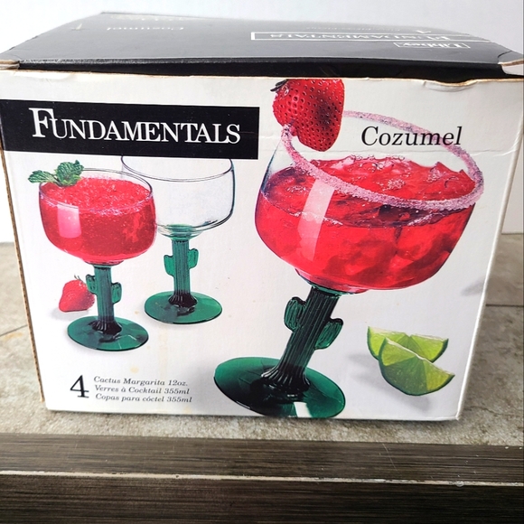 Libbey Dining Libbey Fundamentals Cactus Margarita Glasses Poshmark